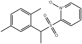 2-[[1-(2,5-Dimethylphenyl)ethyl]sulfonyl]pyridine 1-oxide 구조식 이미지
