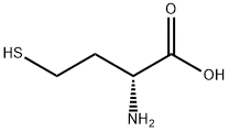 (2R)-2-아미노-4-술파닐-부탄산 구조식 이미지