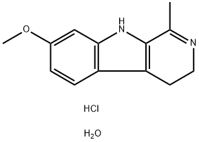 HARMALINE HYDROCHLORIDE DIHYDRATE 구조식 이미지