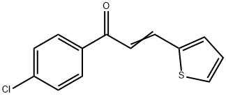 1-(4-CHLOROPHENYL)-3-(2-THIENYL)PROP-2-EN-1-ONE 구조식 이미지