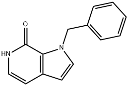 1-benzyl-1,6-dihydro-pyrrolo[2,3-c]pyridin-7-one 구조식 이미지