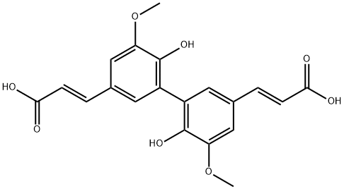 5,5-DIFERULICACID Structure