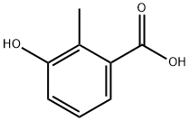 3-Hydroxy-2-methylbenzoic acid Structure