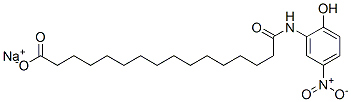 나트륨N-(2-히드록시-5-니트로페닐)팔미타미데이트 구조식 이미지