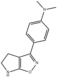 Benzenamine, 4-(5,6-dihydro-4H-pyrrolo[3,2-d]isoxazol-3-yl)-N,N-dimethyl- (9CI) Structure