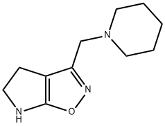 4H-Pyrrolo[3,2-d]isoxazole,5,6-dihydro-3-(1-piperidinylmethyl)-(9CI) 구조식 이미지