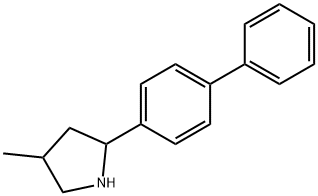 Pyrrolidine, 2-[1,1-biphenyl]-4-yl-4-methyl- (9CI) 구조식 이미지