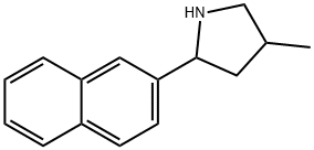 Pyrrolidine, 4-methyl-2-(2-naphthalenyl)- (9CI) 구조식 이미지