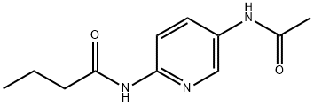 Butanamide, N-[5-(acetylamino)-2-pyridinyl]- (9CI) Structure