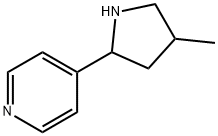 Pyridine, 4-(4-methyl-2-pyrrolidinyl)- (9CI) Structure