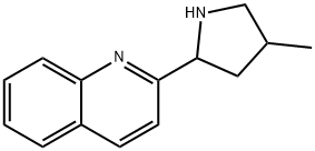 Quinoline, 2-(4-methyl-2-pyrrolidinyl)- (9CI) Structure