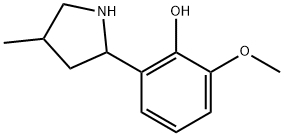 Phenol, 2-methoxy-6-(4-methyl-2-pyrrolidinyl)- (9CI) 구조식 이미지