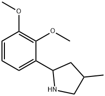 Pyrrolidine, 2-(2,3-dimethoxyphenyl)-4-methyl- (9CI) Structure