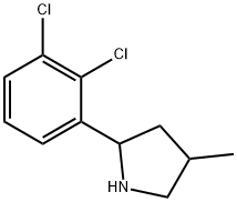 피롤리딘,2-(2,3-디클로로페닐)-4-메틸-(9CI) 구조식 이미지