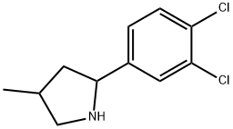 피롤리딘,2-(3,4-디클로로페닐)-4-메틸-(9CI) 구조식 이미지