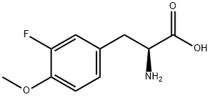DL-3-Fluoro-o-methyltyrosine 구조식 이미지