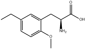 Phenylalanine, 5-ethyl-2-methoxy- (9CI) Structure