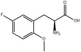 DL-5-플루오로-2-메톡시페닐알라닌 구조식 이미지