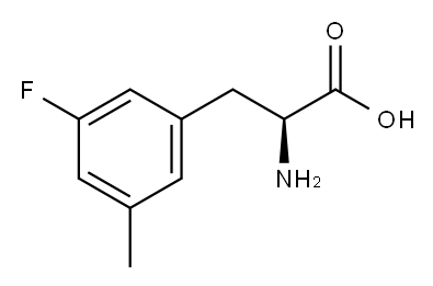 3-Fluoro-5-methyl-DL-phenylalanine 구조식 이미지