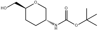 1,5-Anhydro-2,3,4-trideoxy-2-[[(1,1-diMethylethoxy)carbonyl]aMino]-D-erythrohexitol 구조식 이미지