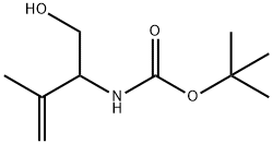 Carbamic acid, [1-(hydroxymethyl)-2-methyl-2-propenyl]-, 1,1-dimethylethyl 구조식 이미지