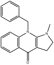 9-Benzyl-2,3,4,9-tetrahydro-1-methyl-1H-pyrrolo[2,3-b]quinolin-4-one Structure