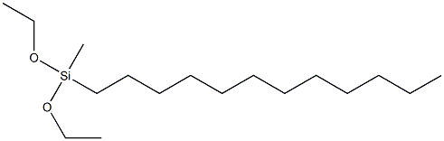 DODECYLMETHYLDIETHOXYSILANE Structure