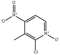 2-Chloro-3-methyl-4-nitropyridine 1-oxide Structure