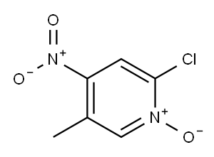 2-CHLORO-5-METHYL-4-NITROPYRIDINE-N-OXIDE Structure