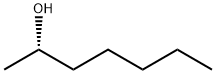 (S) - (+)-2-гептанол структурированное изображение
