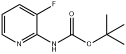 Carbamic acid, (3-fluoro-2-pyridinyl)-, 1,1-dimethylethyl ester (9CI) 구조식 이미지