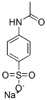 sodium N-acetylsulphanilate  Structure