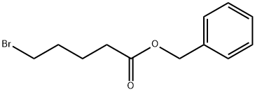 Pentanoic acid, 5-bromo-, phenylmethyl ester Structure