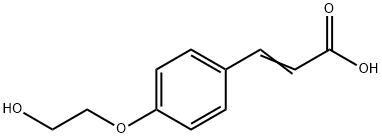 3-4-(2-HYDROXY-ETHOXY)-PHENYL-ACRYLIC ACID 구조식 이미지