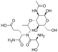 N-acetylmuramyl-serylisoglutamine Structure