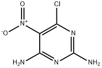 6-CHLORO-5-NITROPYRIMIDINE-2,4-DIAMINE 구조식 이미지