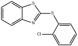 2-(2-CHLOROPHENYLSULFANYL)BENZOTHIAZOLE 구조식 이미지