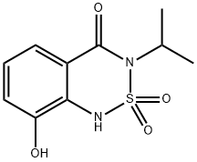 BENTAZONE-8-HYDROXY 구조식 이미지