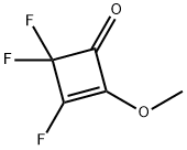 2-Cyclobuten-1-one,  3,4,4-trifluoro-2-methoxy- Structure