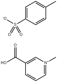 3-카르복시-1-메틸피리디늄톨루엔-p-술포네이트 구조식 이미지