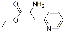2-Pyridinepropanoicacid,alpha-amino-5-methyl-,ethylester(9CI) 구조식 이미지