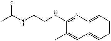 Acetamide, N-[2-[(3-methyl-2-quinolinyl)amino]ethyl]- (9CI) 구조식 이미지