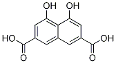 2,7-Naphthalenedicarboxylic acid, 4,5-dihydroxy- Structure