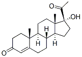17β-Hydroxyprogesterone 구조식 이미지