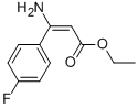 3-AMINO-3-(4-FLUOROPHENYL)-2-PROPENOIC ACID ETHYL ESTER Structure