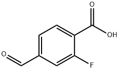 4-Carboxy-3-fluorobenzaldehyde Structure