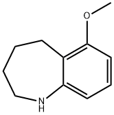 6-METHOXY-2,3,4,5-TETRAHYDRO-1H-BENZO[B]AZEPINE HYDROCHLORIDE Structure