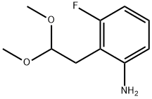 2-(2,2)-DIMETHOXY-ETHYL)-3-FLUORO-PHENYLAMINE Structure