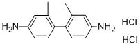 2,2'-Dimethyl-1,1'-biphenyl-4,4'-diamine dihydrochloride 구조식 이미지