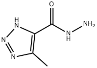 1H-1,2,3-Triazole-4-carboxylicacid,5-methyl-,hydrazide(9CI) 구조식 이미지
